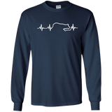 Border Collie Heartbeat Shirt, dog Lifeline Tees